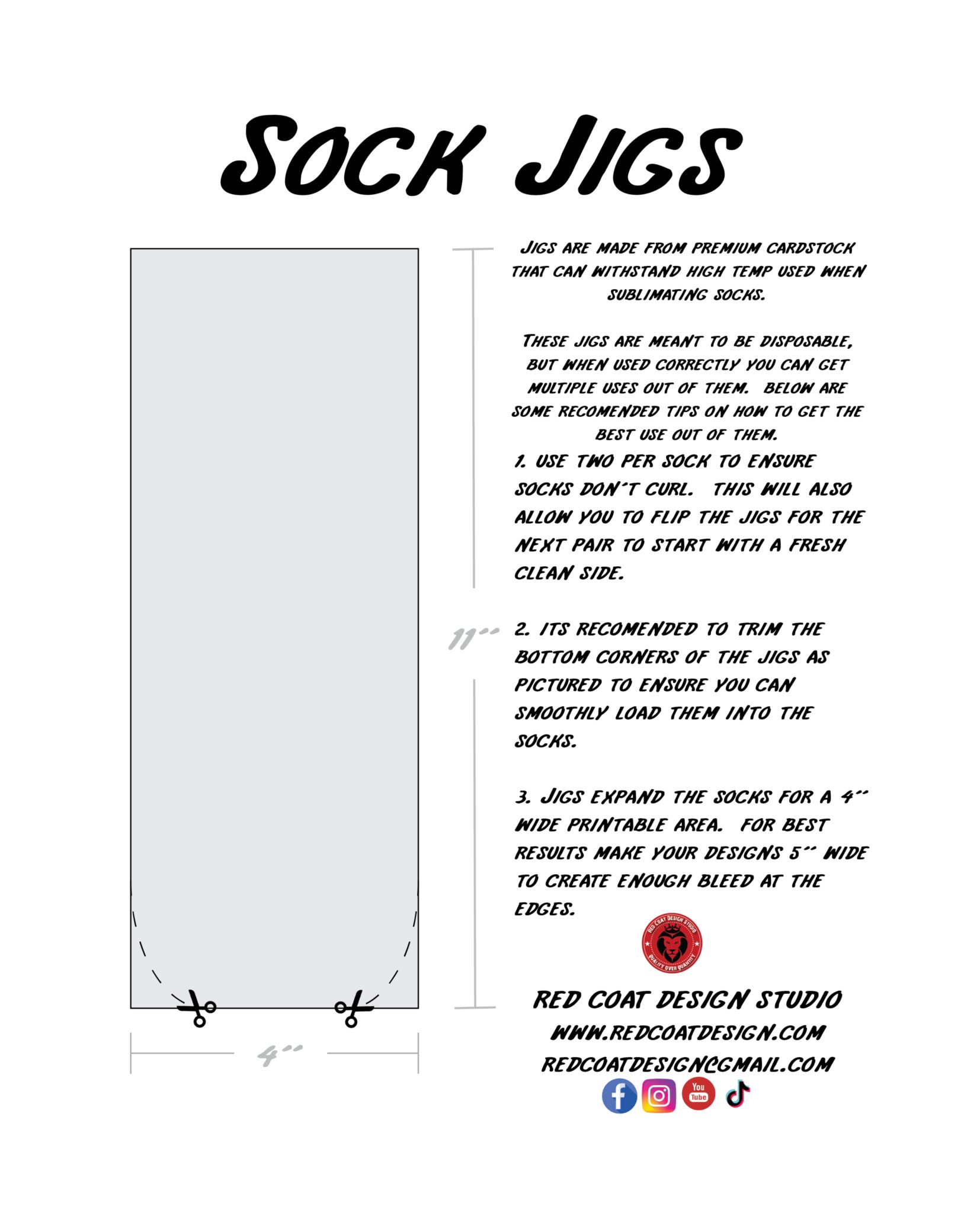 Sock Jig Template How to Make Your Own Your Fashion Guru